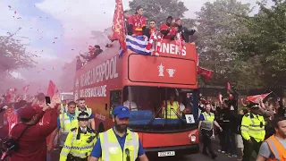Liverpool Football Club Winners 22 Victory Parade Celebration 29th March 2022 4K