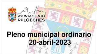 Pleno Ordinario del 20 de abril de 2023