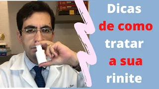 Nāo vai adiantar voce tratar a sua rinite se nao seguir esta dica/ Dr. Paulo Mendes Jr - Otorrino