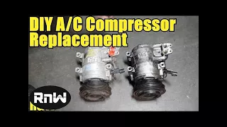 How to Remove and Replace an AC Compressor - High Detail