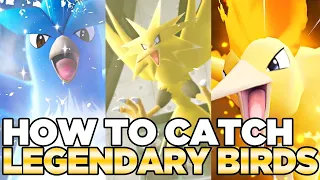 How to Catch Wild LEGENDARY Pokémon in Let's Go Pikachu & Eevee (Articuno, Zapdos, & Moltres)No Hack