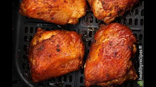 Air Fryer Chicken Thighs Recipe - Crispy and Perfectly Seasoned Chicken