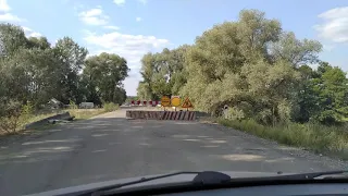 Ремонт моста в Городыще. Трасса Лубны- Чернухи