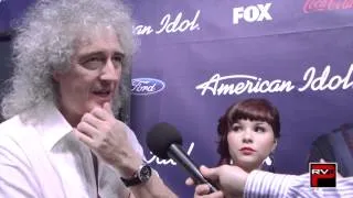 Queen Extravaganza backstage at American Idol Season 11