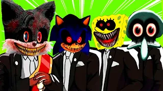 Sonic.EXE & Tails.EXE & SpongeBob.EXE & Squidward.EXE - Coffin Dance Song Megamix (Cover) BoomToons