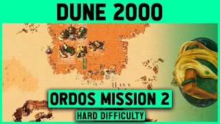 Dune 2000 - Ordos Mission 2 (Left Map) - Hard Difficulty - 1080p