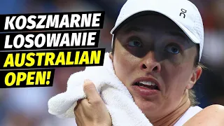 IGA ŚWIĄTEK WALCZY W AUSTRALIAN OPEN. DRABINKA JAK PLAGI EGIPSKIE!