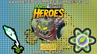 Proposed Balance Changes: Rare Plants [PVZ Heroes]