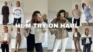 BIG H&M SPRING HAUL & TRY ON | spring wardrobe staples and outfit inspiration 🌸