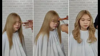 How to cut a Perfect Long Layered Haircut with Bangs & Beautiful Waves Hairstyles