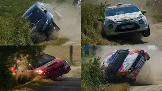 Rally Wervik 2023 crash and many mistakes + onboard