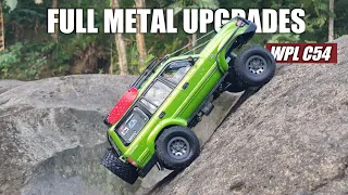 WPL C54 FULL METAL UPGRADES ROCK CRAWLER ‼️ ASMR