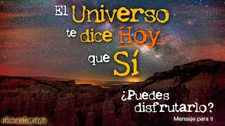 MENSAJE para ti: La CLAVE es que DISFRUTES de tu deseo cumplido HOY! No importa lo que veas fuera!