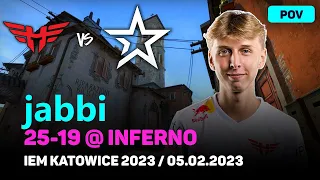 CSGO POV Heroic jabbi (25-19) vs Complexity (INFERNO) @ IEM Katowice 2023 / Feb 5, 2023