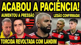 TORCIDA DO FLAMENGO SE REVOLTA COM LANDIM! MENGÃO TEM 2 JOGADORES LESIONADOS! TEXTOR PASSOU VERGONHA