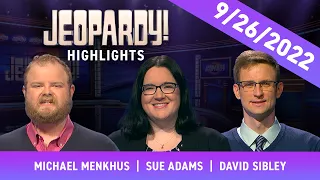 David Takes Control of the Board | Daily Highlights | JEOPARDY!