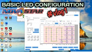 BASIC LED Screen Configuration NovaLCT #vlog1