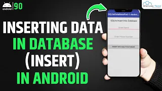 Inserting Data in Database (Insert) in Android | Android Database Tutorial