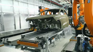 Audi Q6 e-tron Production at Ingolstadt Site - Paint Shop