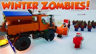 ZOMBIE APOCALYPSE SANTA RESCUE?! - Brick Rigs Gameplay & Multiplayer Zombie Apocalypse!