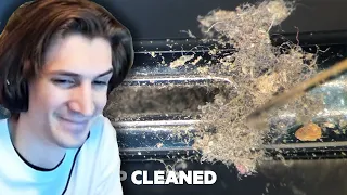 xQc Reacts to How iPhones Are Professionally Cleaned | Deep Cleaned
