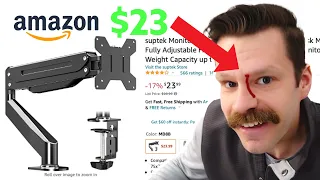 I Bought The Cheapest Monitor Arm on Amazon…and This Happened