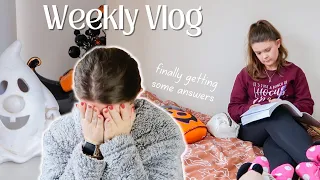 WEEKLY VLOG: health issues, Halloween decor & Busted 🍂