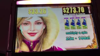 Minor Jackpot on Swiss Chalet Slot Machine Live Play with Bonus ** Nice Win**