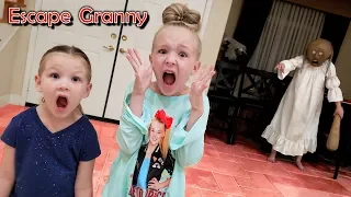 Escape the Babysitter Granny in Real Life Escape Room!