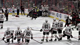 Connor Murphy Stretchered Off The Ice Following A Hit From Parker Kelly