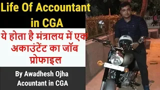 Profile of Accountant in CGA (Controller General Of Accounts)