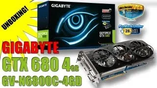 GeForce GTX 680 4GB GIGABYTE GV-N680OC-4GD Unboxing & Overview