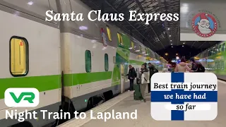 Vlog#30 | Santa Claus Express | Amazing Night Train to Rovaniemi Lapland | Lower Deck Cabin |Finland