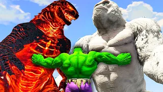 King Kong Vs Hulk Vs Godzilla - What If