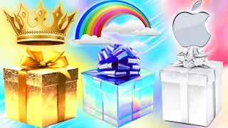 CHOOSE YOUR GIFT Gold, Rainbow or Silver || #chooseyourgift @najchannel2004