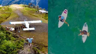 Pilot Life in Indonesia 🇮🇩👨‍✈️🏄‍♂️(Surfing in Papua)