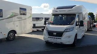 Bright Fiat Ducato motorhome. Forster 745 EF