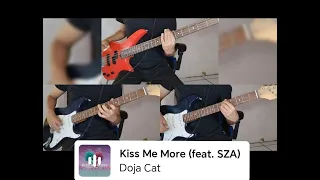 Doja Cat - Kiss me more (Guitar And Bass Cover)