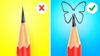CREATIVE SCHOOL HACKS || DIY Crafts and Funny Back to School Situations By 123 GO!