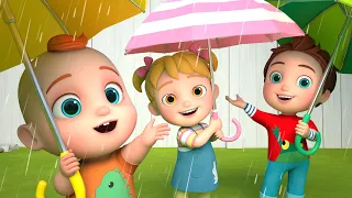 Rain Rain Go Away | Great Songs for Children | Boo Kids Songs & Nursery Rhymes