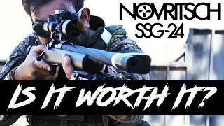 Novritsch SSG24 Airsoft Sniper Gameplay [ SWAMP SNIPER TEST ]