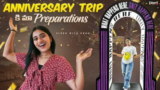1st Anniversary TRIP కి Preparations | Usa telugu Vlogs | Blend with Anoo