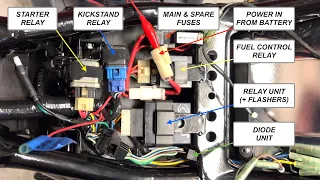 Electrical System (Part 1) - Yamaha Virago 1000 Restoration Video 13