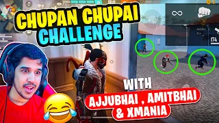 Chupan Chupai Challenge With Ajjubhai, Amitbhai & Xmania Goes Wrong😭- Garena Free Fire