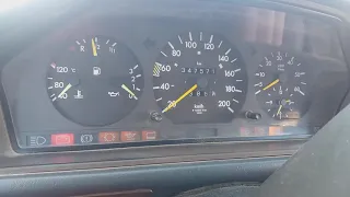 Mercedes Benz w124 250td engine start