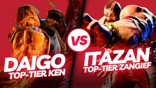 SF6 ▰ Daigo (Ken) vs Itazan (Zangief) ▰ Street Fighter 6 Top Tier Gameplay