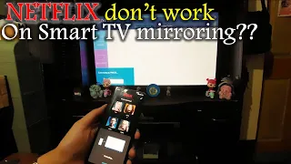 Netflix cast on Smart TV shows blackscreen Samsung UA40JU6000