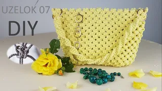 Сумка макраме |Учебник по созданию сумки из макраме | uzelok 07 /macrame bag