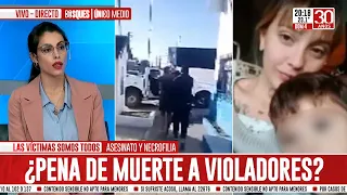 Rebeca Fleitas: "La sociedad demanda volver a discutir la pena de muerte"