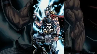 SPIDERMAN (ALL FORM) VS THOR (ALL FORM)